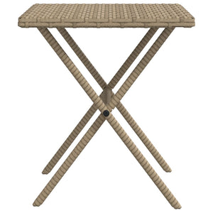 Poly Rattan Sonnenliegen 2er Set mit Tisch