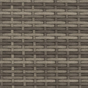 Graue Poly Rattan Sonnenliege mit Kissen