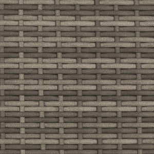 Sonnenliege Grau Poly Rattan mit Dach & Kissen