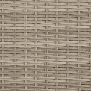 Sonnenliege mit Dach Hellgrau Poly Rattan