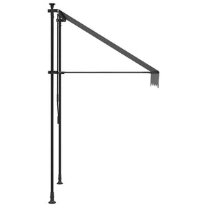 Einziehbare Markise Anthrazit 100x150 cm