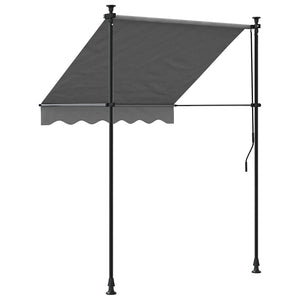 Einziehbare Markise Anthrazit 150x150 cm