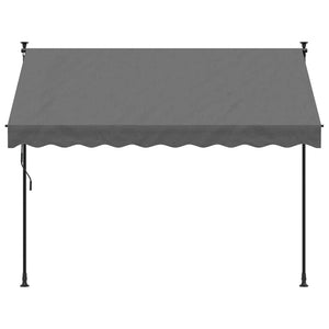 Einziehbare Markise Anthrazit 250x150 cm