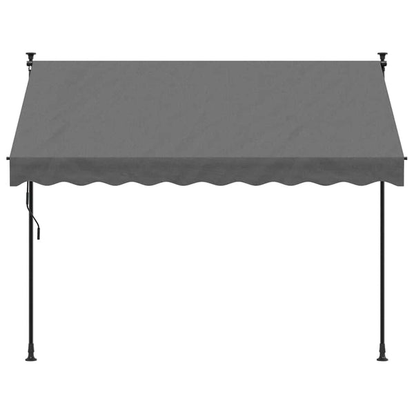 Einziehbare Markise Anthrazit 250x150 cm