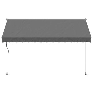Einziehbare Markise Anthrazit 300x150 cm
