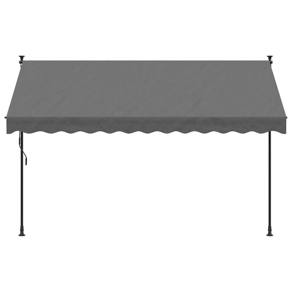 Einziehbare Markise Anthrazit 300x150 cm