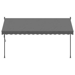 Einziehbare Markise Anthrazit 350x150 cm