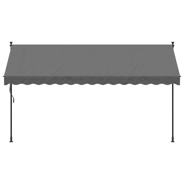 Einziehbare Markise Anthrazit 350x150 cm
