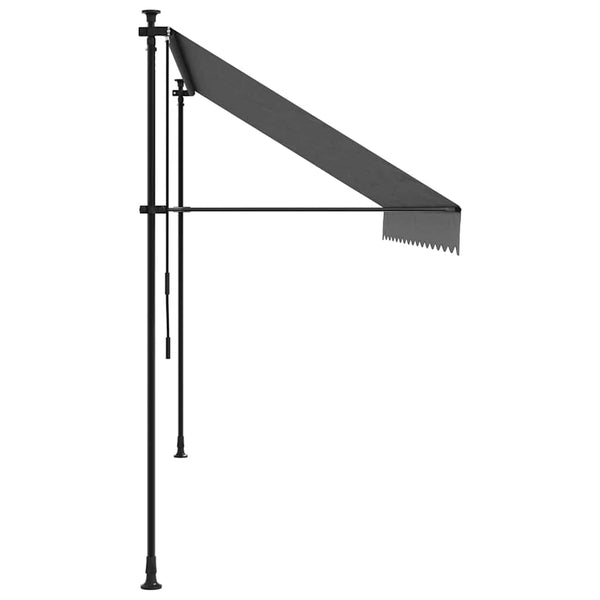 Einziehbare Markise Anthrazit 350x150 cm