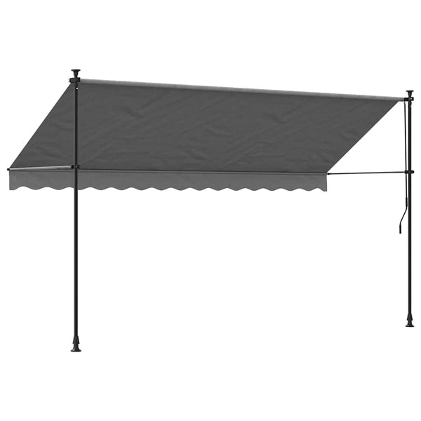 Einziehbare Markise Anthrazit 350x150 cm