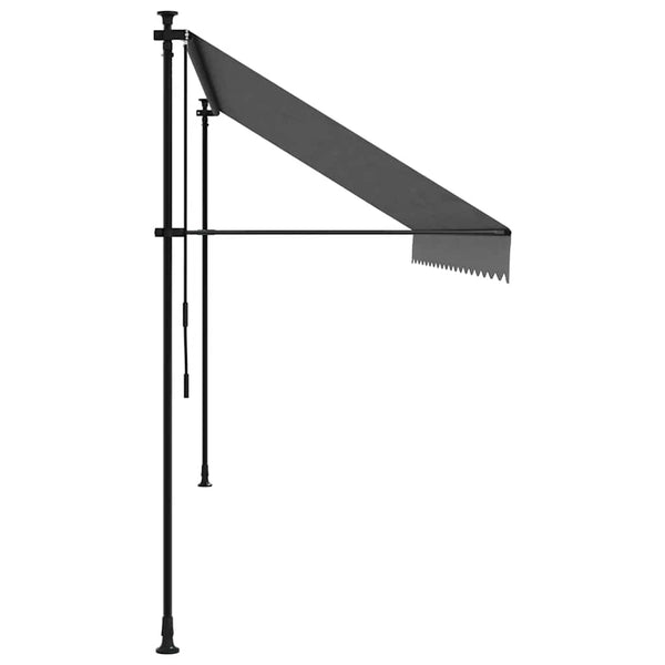 Einziehbare Markise Anthrazit 400x150 cm