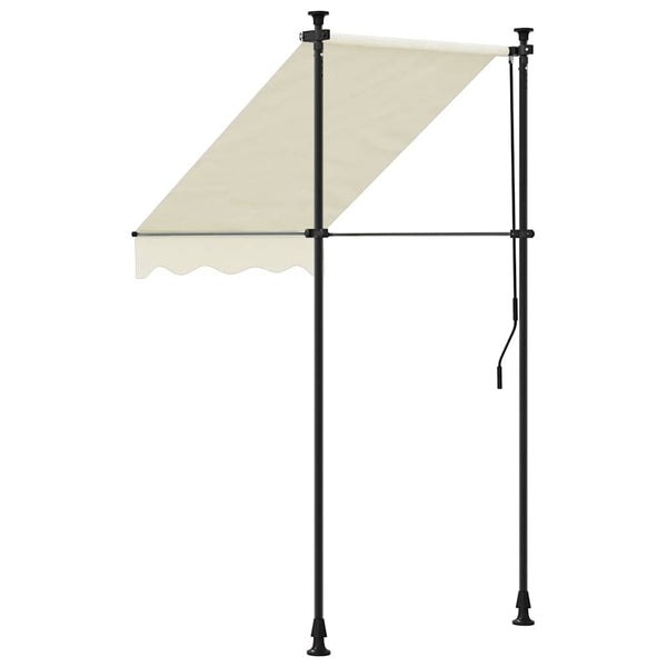 Einziehbare Markise Creme 100x150 cm