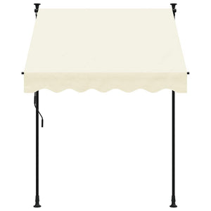 Einziehbare Markise Creme 150x150 cm
