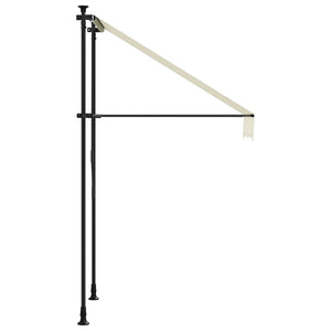 Einziehbare Markise Creme 150x150 cm
