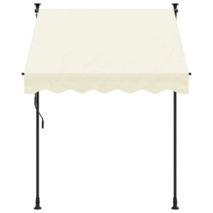 Einziehbare Markise Creme 200x115 cm
