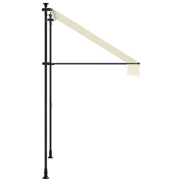 Einziehbare Markise Creme 200x115 cm