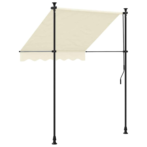 Einziehbare Markise Creme 200x115 cm