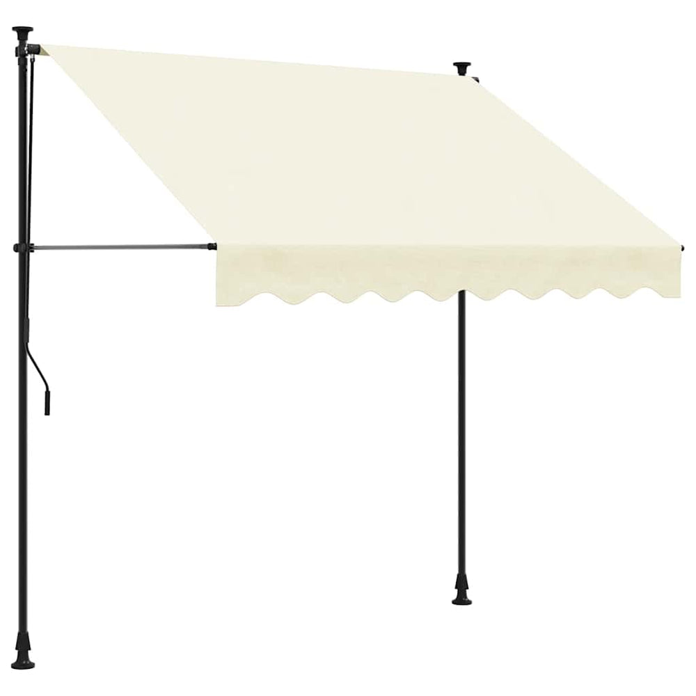 Einziehbare Markise Creme 250x150 cm