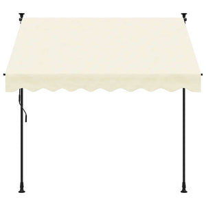 Einziehbare Markise Creme 250x150 cm