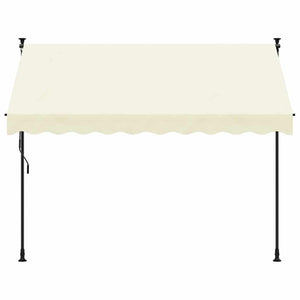 Einziehbare Markise Creme 300x150 cm