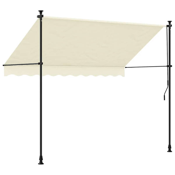 Einziehbare Markise Creme 300x150 cm