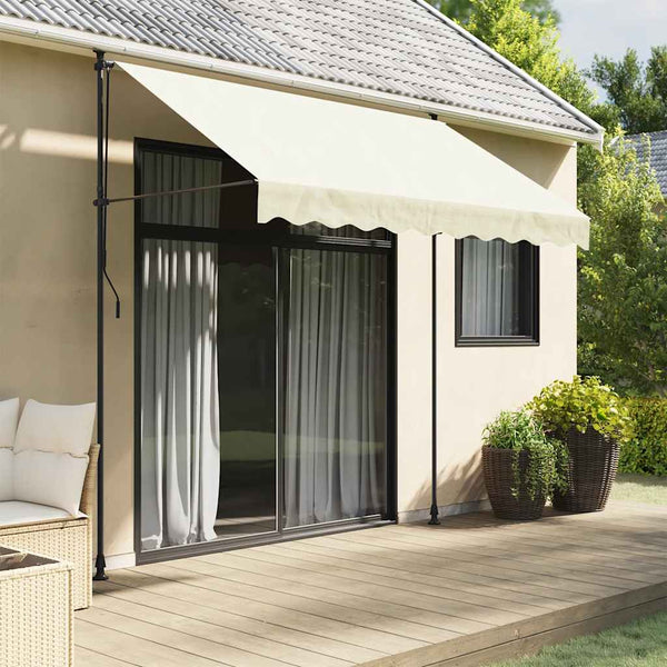 Einziehbare Markise Creme 300x150 cm