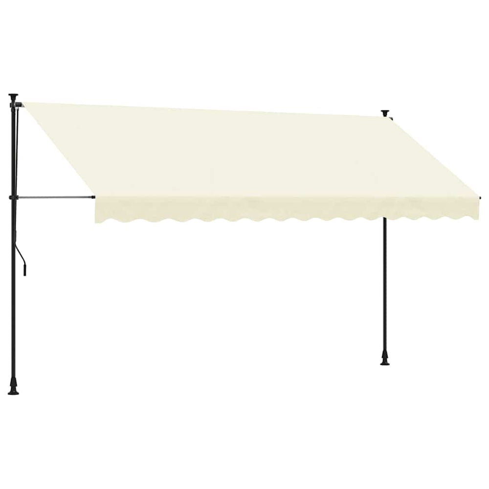 Einziehbare Markise Creme 350x150 cm