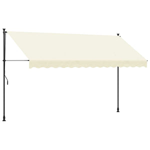 Einziehbare Markise Creme 350x150 cm