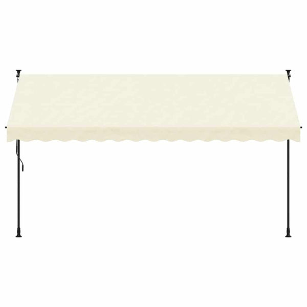 Einziehbare Markise Creme 350x150 cm