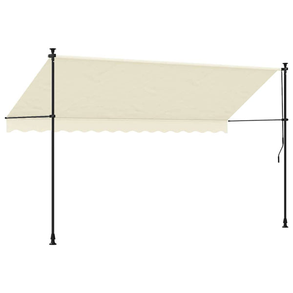 Einziehbare Markise Creme 350x150 cm