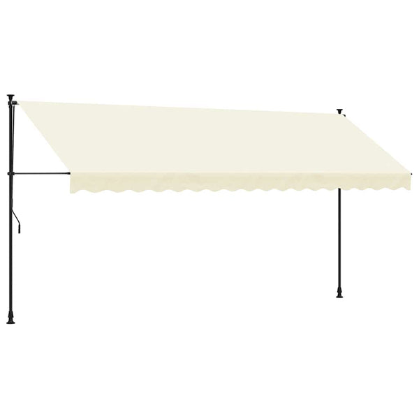 Einziehbare Markise Creme 400x150 cm