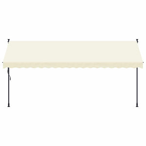 Einziehbare Markise Creme 400x150 cm
