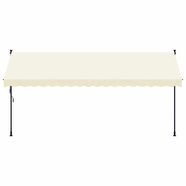 Einziehbare Markise Creme 400x150 cm