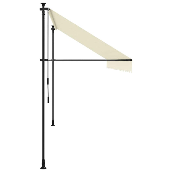 Einziehbare Markise Creme 400x150 cm