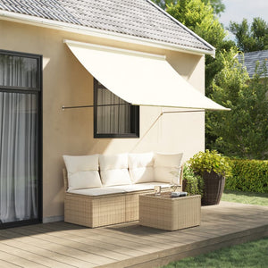 Einziehbare Markise Creme 200x150 cm