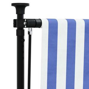 Blau-Weißes Außenrollo 100x270 cm