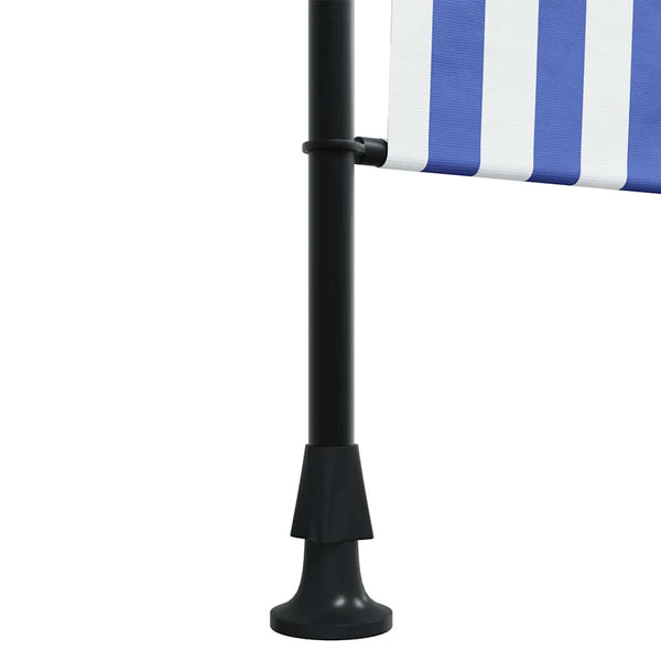 Blau-Weißes Außenrollo 100x270 cm