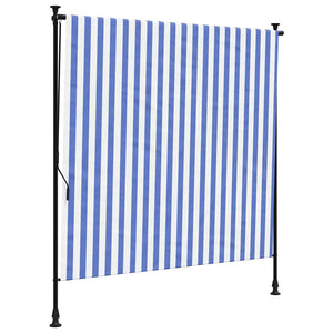 Blau-Weißes Außenrollo 200x270 cm