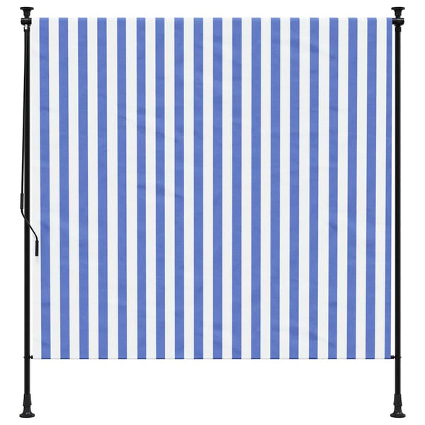 Blau-Weißes Außenrollo 200x270 cm