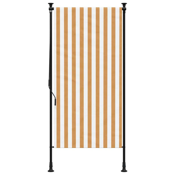 Orange-Weißes Außenrollo 100x270 cm