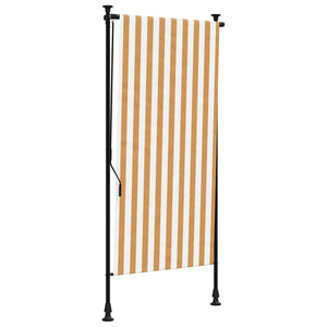 Orange-Weißes Außenrollo 120x270 cm