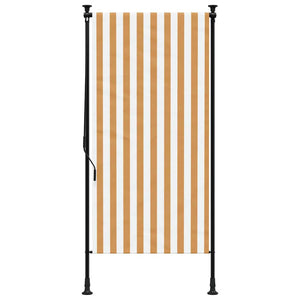 Orange-Weißes Außenrollo 120x270 cm