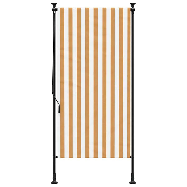 Orange-Weißes Außenrollo 120x270 cm