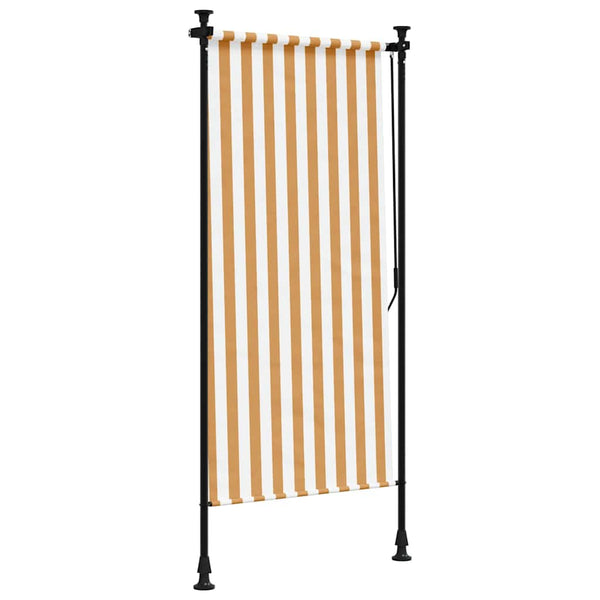Orange-Weißes Außenrollo 120x270 cm