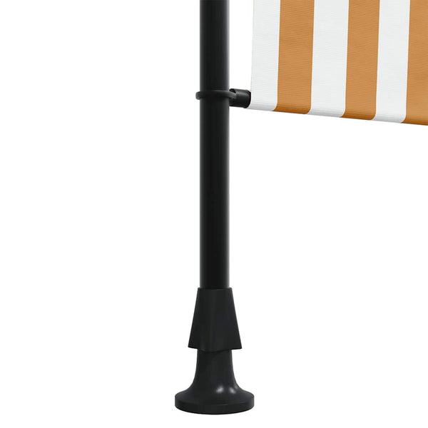 Orange-Weißes Außenrollo 120x270 cm