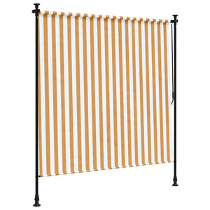 Orange-Weißes Außenrollo 150x270 cm