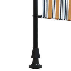Gelb-Weißes Außenrollo 100x270 cm