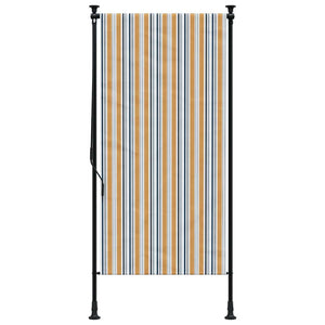 Gelb-Weißes Außenrollo 120x270 cm