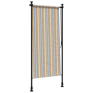 Gelb-Weißes Außenrollo 120x270 cm