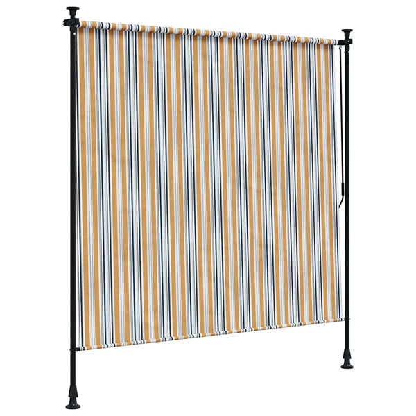 Gelb-Weißes Außenrollo 150x270 cm